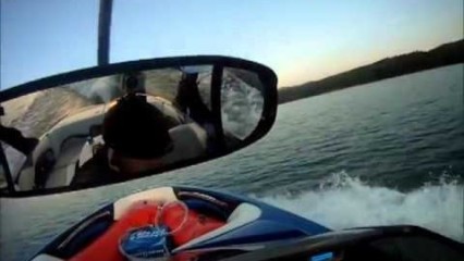 Ghost Ride Surfing – CRAZY Guy Surfing Behind a Boat with no Driver!