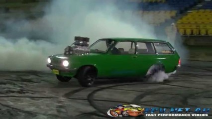 Giant Blower + Rev Limiter = ROASTED TIRES!