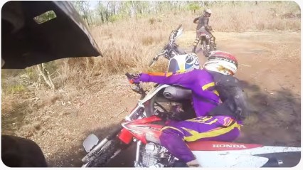 Girlfriend Crashes Honda Dirt Bike | Girl Fails