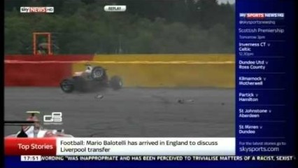 GP3 2014 Spa Konstantin Tereshchenko Practice Crash