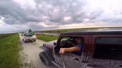 Guy Fails At Using A Selfie Stick While Off-Roading! Distracted Driving!