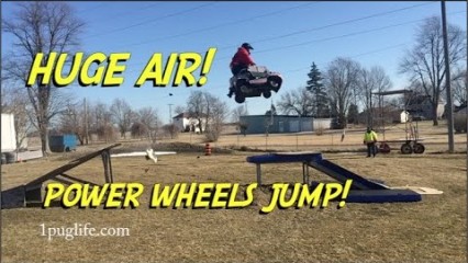 Guy Goes HUGE In A Power Wheel – Regrets It Immediately!