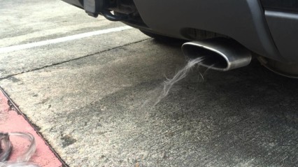 Guy is Unsure On What Is Coming Out Of His Exhaust! What Is It?