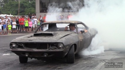 Guys 1970 Cuda Burnt to the Ground – Next Thing To Do Is THRASH IT