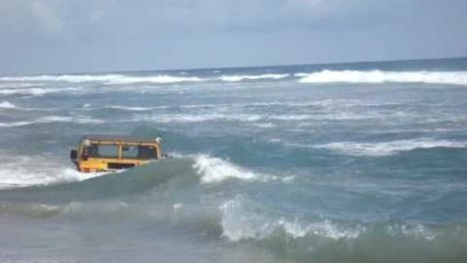 H1 Hummer Goes Neck Deep in the OCEAN!