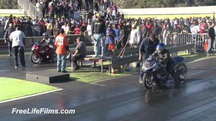 Half Track Bike Wheelstand!! CRAZY Throttle Control!