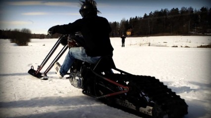 Harley Chopper Snowmobile – The BADDEST Snow Bike Around!