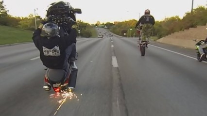 HAYABUSA Motorcycle STUNTS On The Highway