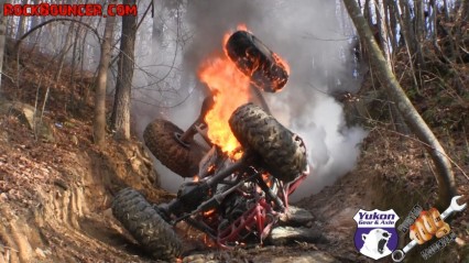 HILLBILLY DELUXE GOES UP IN FLAMES!