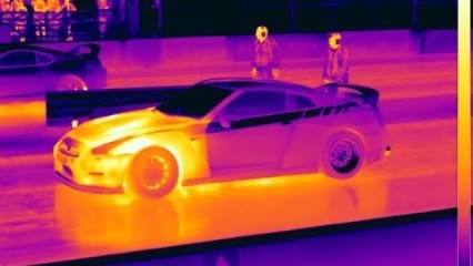 How Hot Is Drag Racing? Watch These Cars Race In Thermal Vision