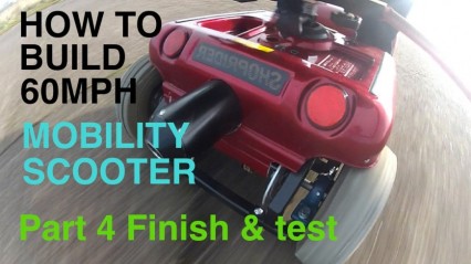 How to Build a 60MPH MOBILITY SCOOTER!