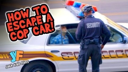 HOW TO GET OUT OF A COP CAR PRANK!