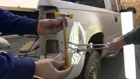 How TO Remove Large Dents on your Chevy Truck!