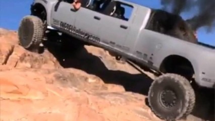 HUGE Six Door Dodge Truck Rock Crawls Like A Pro!