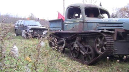 Incredible Rat Rod Tank Cold Start and Drive