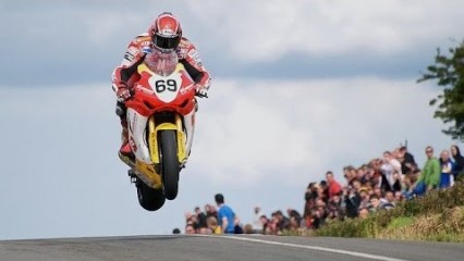 INSANE Isle Of Man TT High Speed Wreck! Rider Survives!