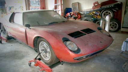 Lamborghini Miura Barn Find – Sitting in a Florida Garage for Thirty Years