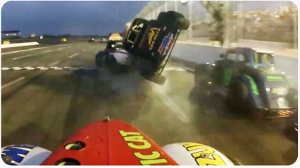 Legend Car Race Crash | Watch For Banana Peels