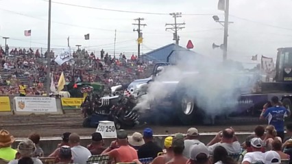 Let The Motors Hit The FLOOR! Crazy Tractor Pull Fail
