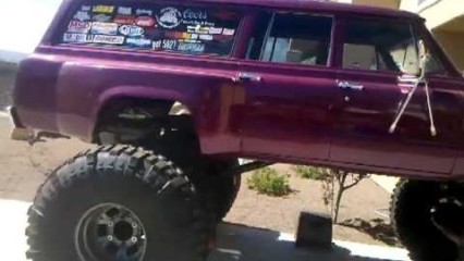 Lifted 68 Suburban Dually Monster Truck – 540 BBC Dually With 54″ Boggers