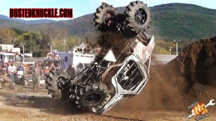 MAD MAXX MEGA TRUCK BACKFLIP FAIL