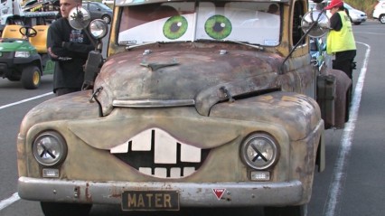 MATER Tow Truck Does A HUGE Burnout