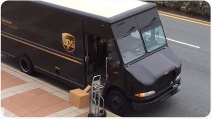 MERRY CHRISTMAS This UPS Driver Does NOT Care About Your Package