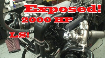 Monster 2000 HP LS 454 Exposed! INSANE Engine Dyno Pull!