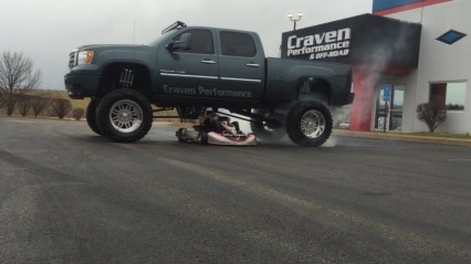 Monster Denali Burnout Shifter Kart Clothesline!!