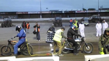 Motorcycle Tug Of War Is NOT The Best Of Ideas!