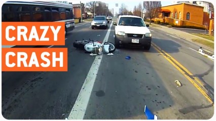 Motorcyclist Gets Pissed About Controversial Crash Situation!