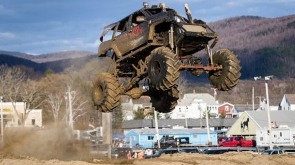 Mud, Sweat And Gears: Monster Truck Drivers Hit The Dirt Track