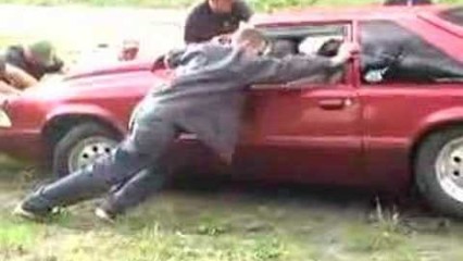 Mustang Owner Has Epic Fail While Showing Off