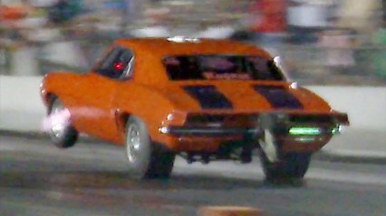 NASTY 69 Camaro Wheelstand & Pedaling Multiple Times for the Win!