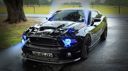 NASTY Ford Mustang Shelby Cobra Spits Out Nitrous