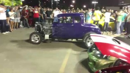 NASTY Hotrod Destroys Tuners Revving Their 4-Cylinders