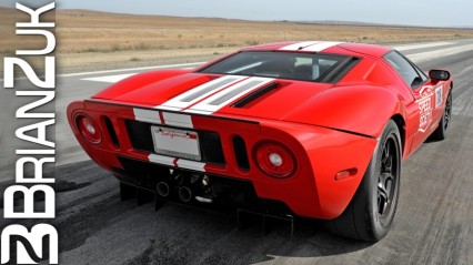 NASTY Modified Ford GTs RIPPING it on an Airstrip