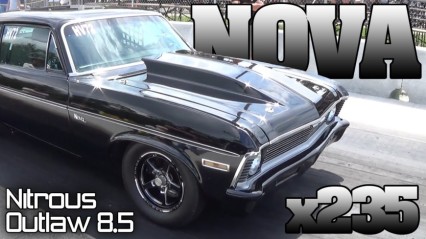 NASTY Murdered Out Chevy Nova – 8.5 Limited Tire Outlaw