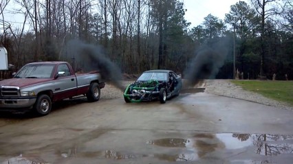 NASTY Twin Turbo Cummins Powered Mustang – THE CUMSTANG!