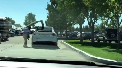 New Tesla Model X Caught in Public – These Doors are Insane!