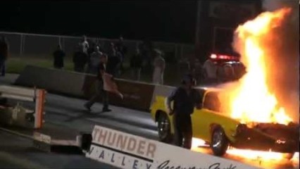 Nitrous Explosion – Drag Car Explodes!!