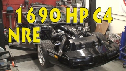 NRE 1690 HP Corvette C4 Build. Awesome Mirror Turbo Engine.
