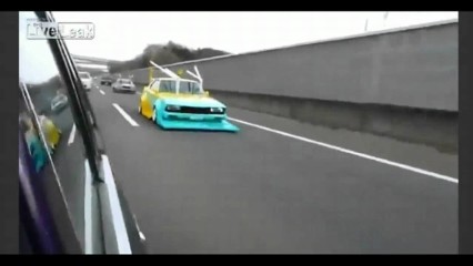 On The Roads of Japan You May See Some WILD THINGS!!