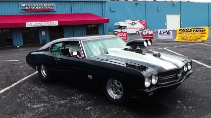 ONE BADASS 1200HP 1970 Pro Street Chevelle With Nitrous!