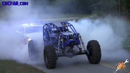 Outlaw Buggy In Hot Pursuit! Burnout In Front Of A Cop Car!