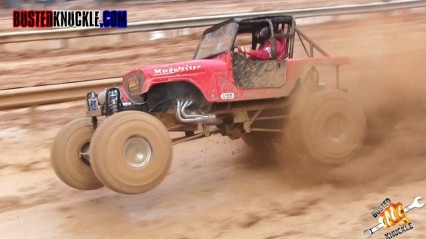 OUTLAW MUD TRUCKS WIDE OPEN ON DOT TIRES