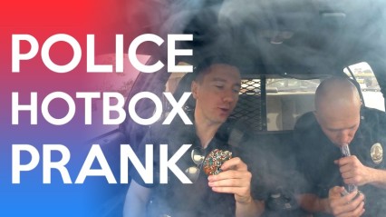 Police Hotbox Prank In The HOOD