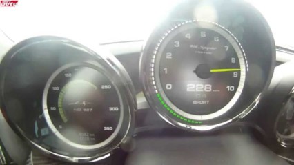 Porsche 918 Spyder Acceleration Launch Control Test