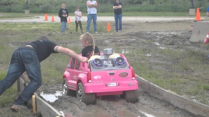 Power Wheels Mud Bog – These Kids go HARD!