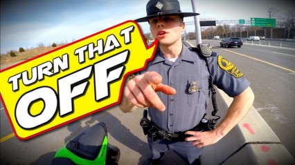 Pulled Over by the Coolest COP EVER!!!